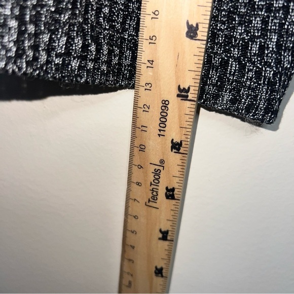 Lucy Diamonds Boho Sweater Dress Or Tunic Top Striped Knit Wide Arm Holes OSFM - Picture 4 of 10